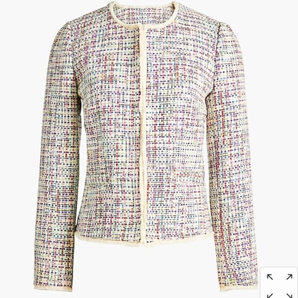 JCrew Fringe Jacket